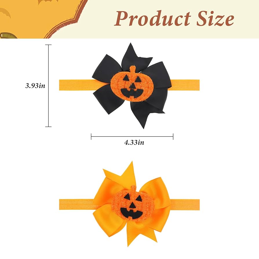 Amazon.co.jp: ハロウィン ベビー ガール ヘッドバンド、2個